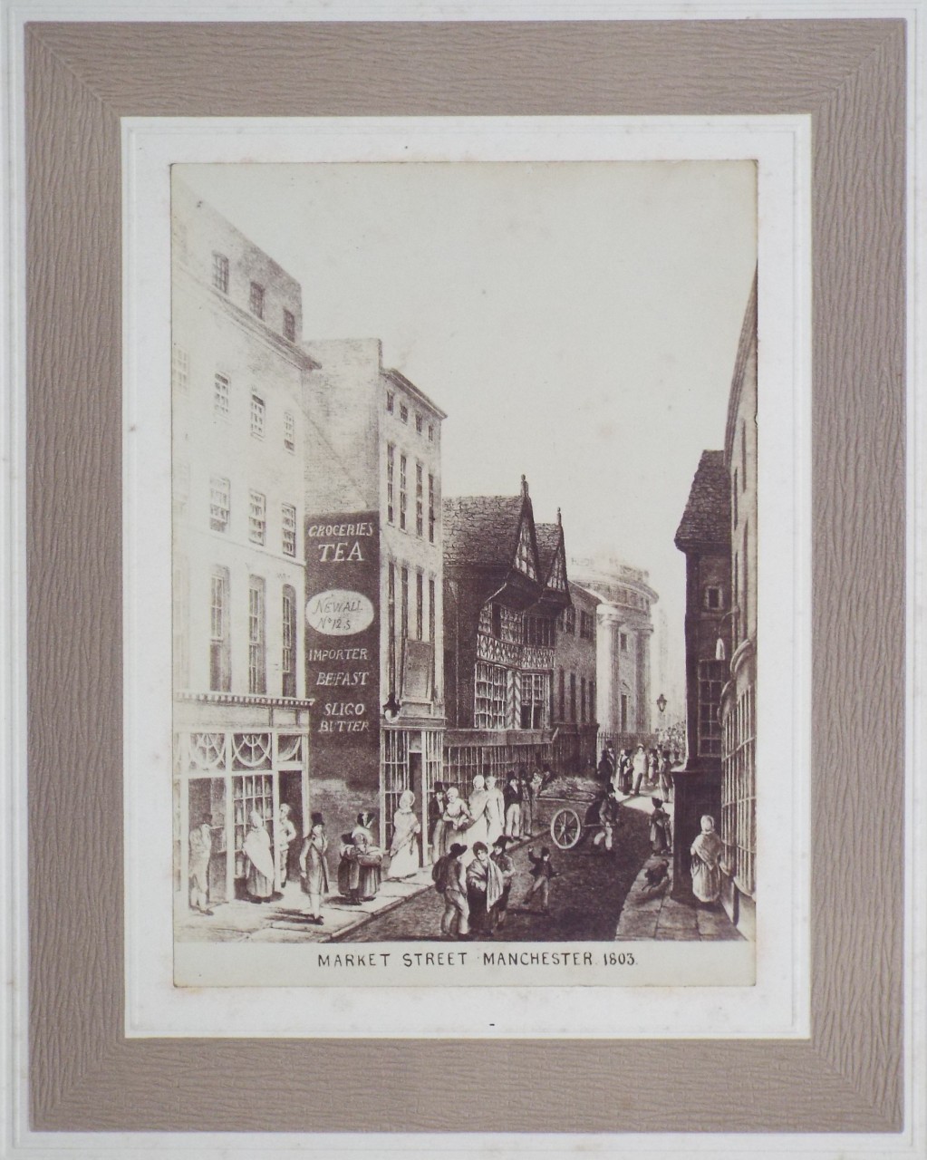 Photograph - Market Street Manchester 1803