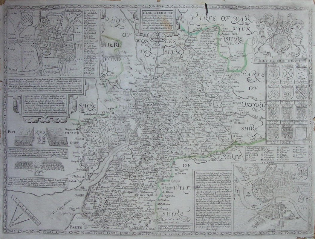 Map of Gloucestershire - Speed