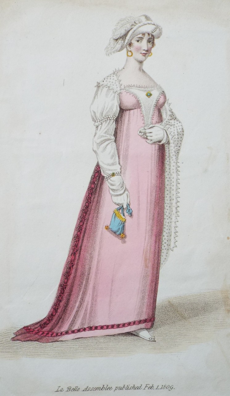 Etching - (Lady's Fashion of 1809)