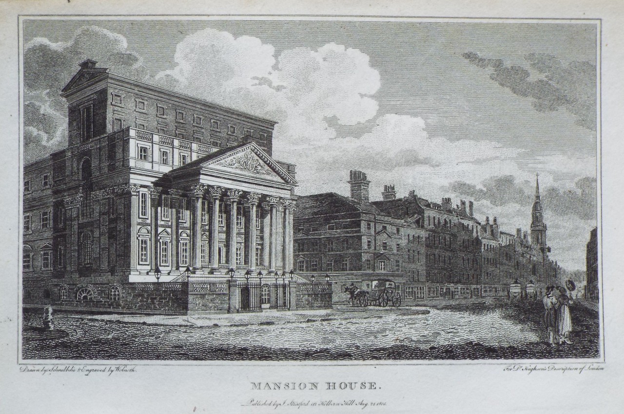 Print - Mansion House. - 