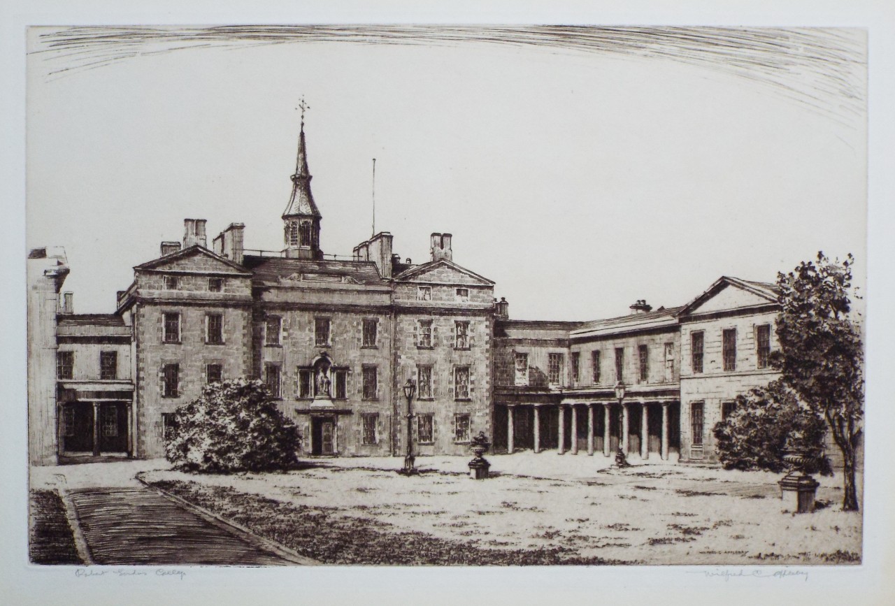 Etching - Robert Gordon's College - Appleby