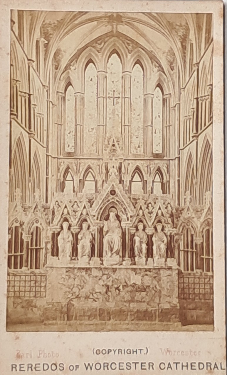 Photograph - Reredos of Worcester Cathedral