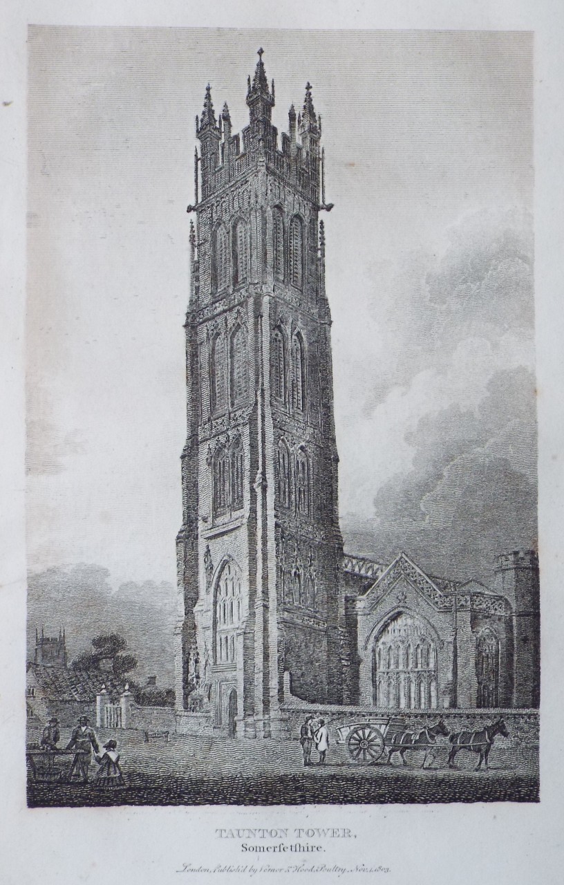 Print - Taunton Tower, Somersetshire