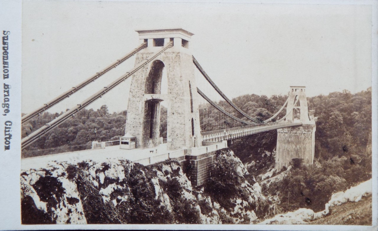 Photograph - Suspension Bridge, Clifon.