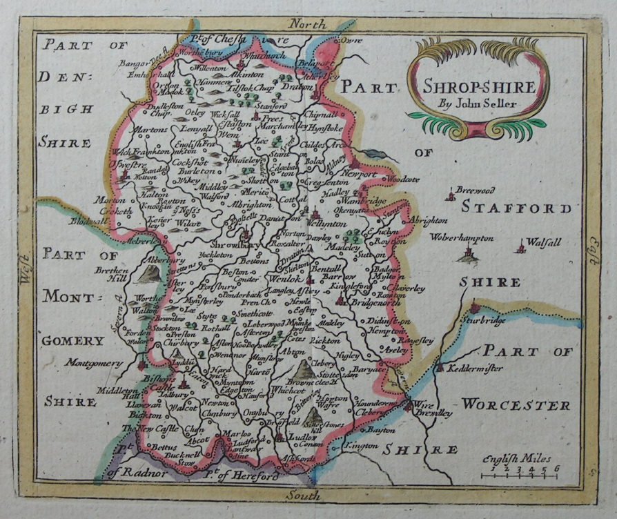 Map of Shropshire - Seller