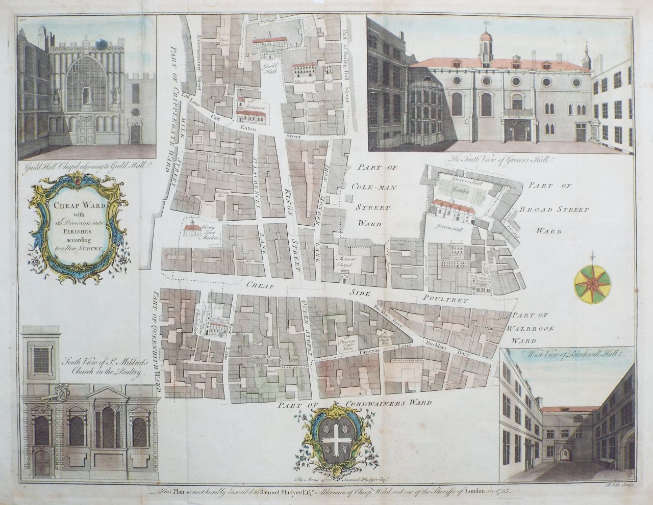 Map of City of London - London