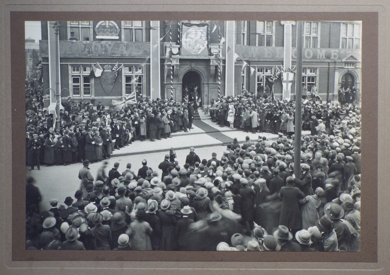 Photograph - Royal Visit at Swindon Town Hall