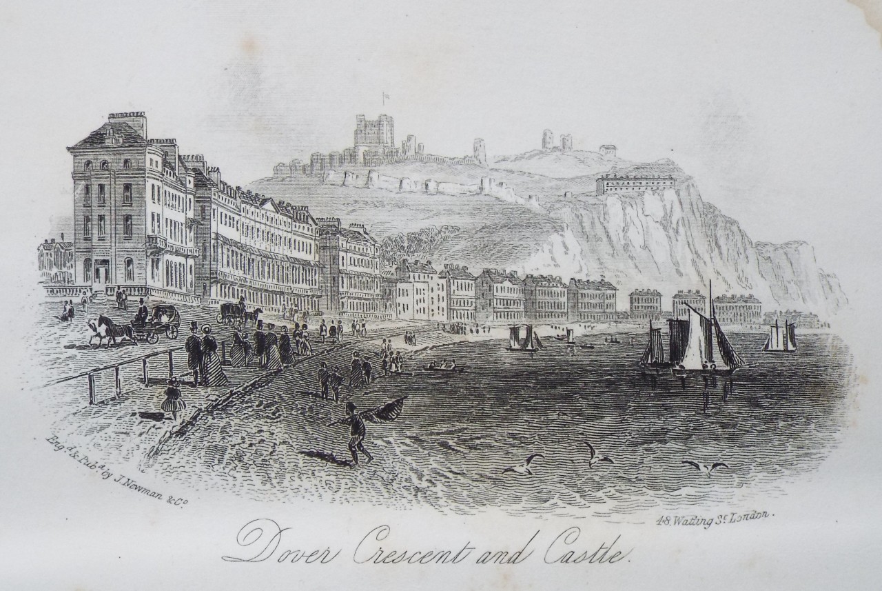 Steel Vignette - Dover Crescent and Castle. - J.