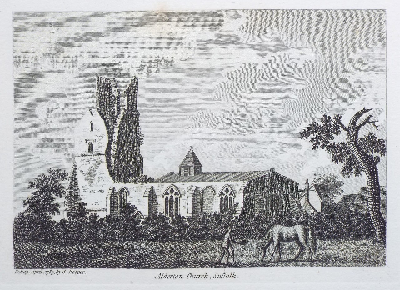 Print - Alderton Church, Suffolk.