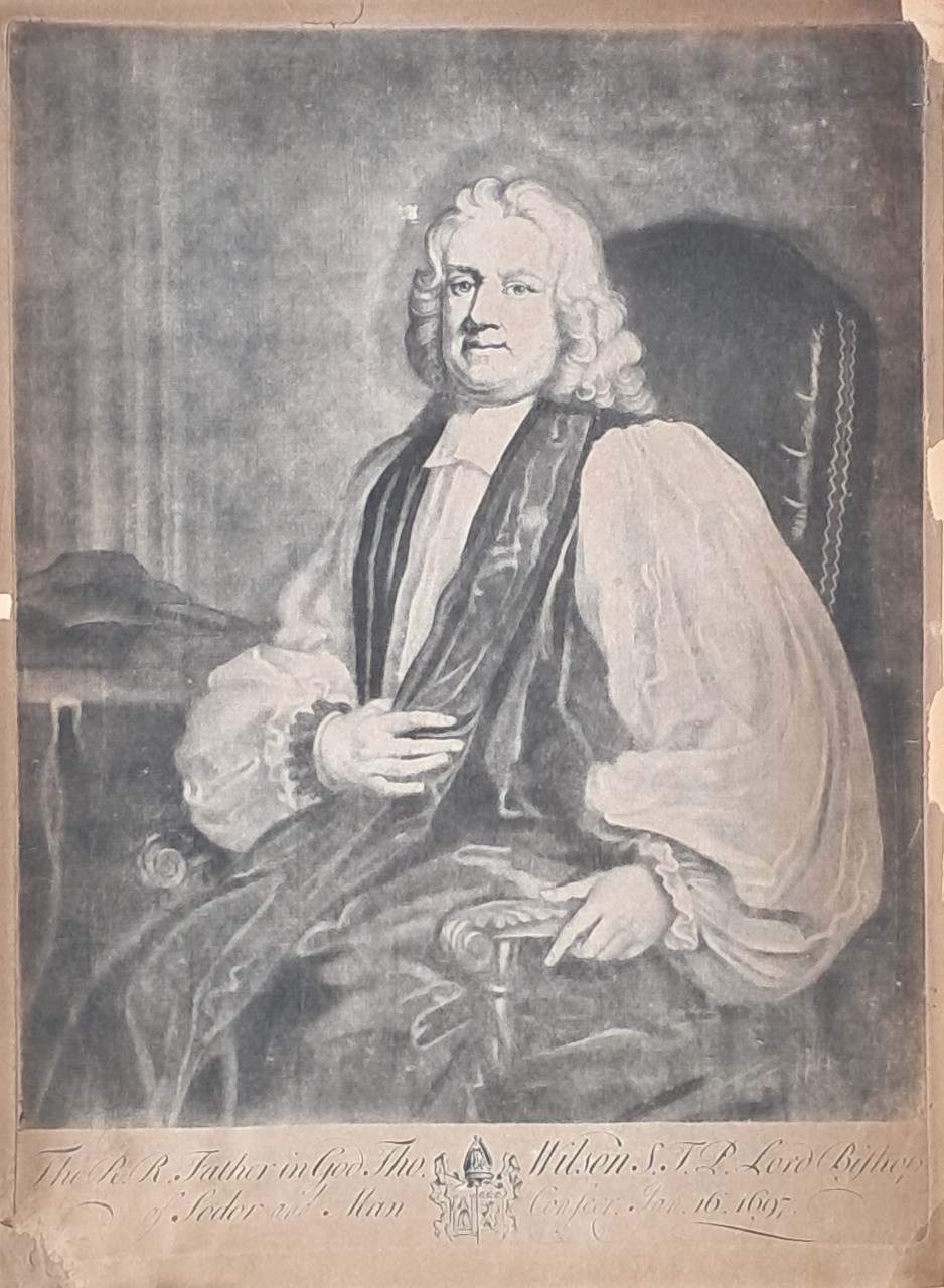 Mezzotint - The R. R. Father in God, Thos. Wilson - Simon