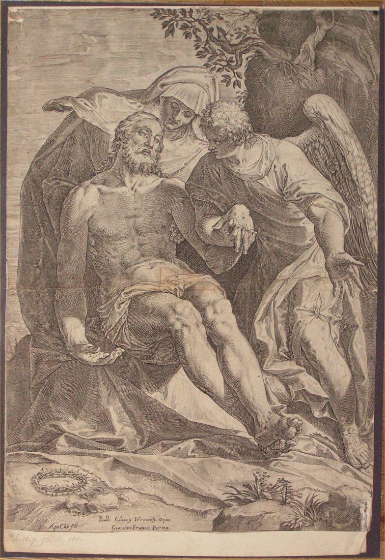 Print - (Pieta after Veronese) - Franco