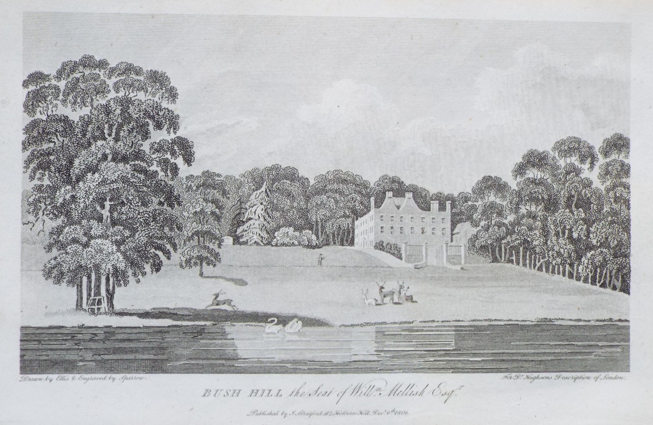 Print - Bush Hill the Seat of Willm. Mellish Esqr. - 