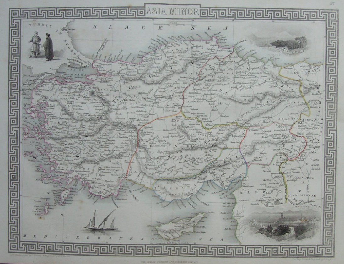 Map of Asia Minor