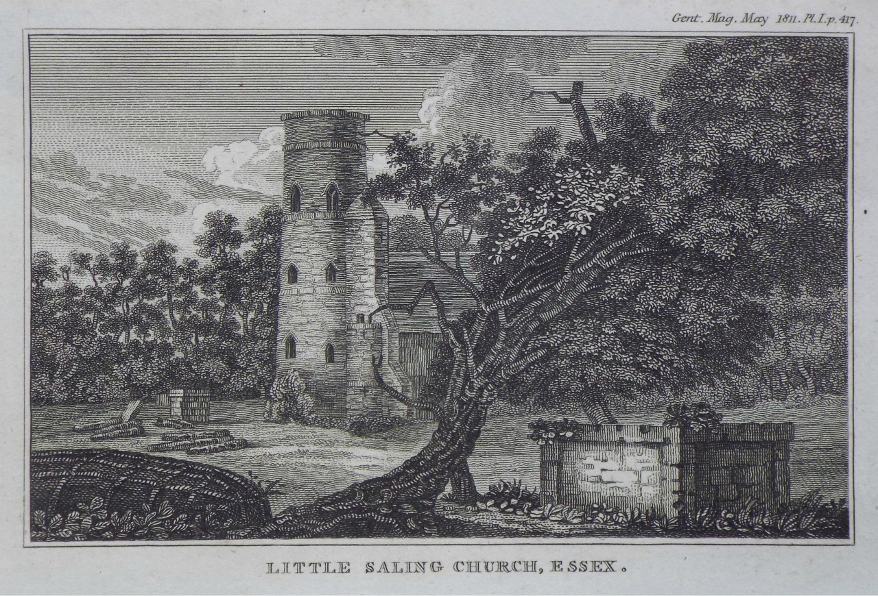 Print - Little Saling Church, Essex.