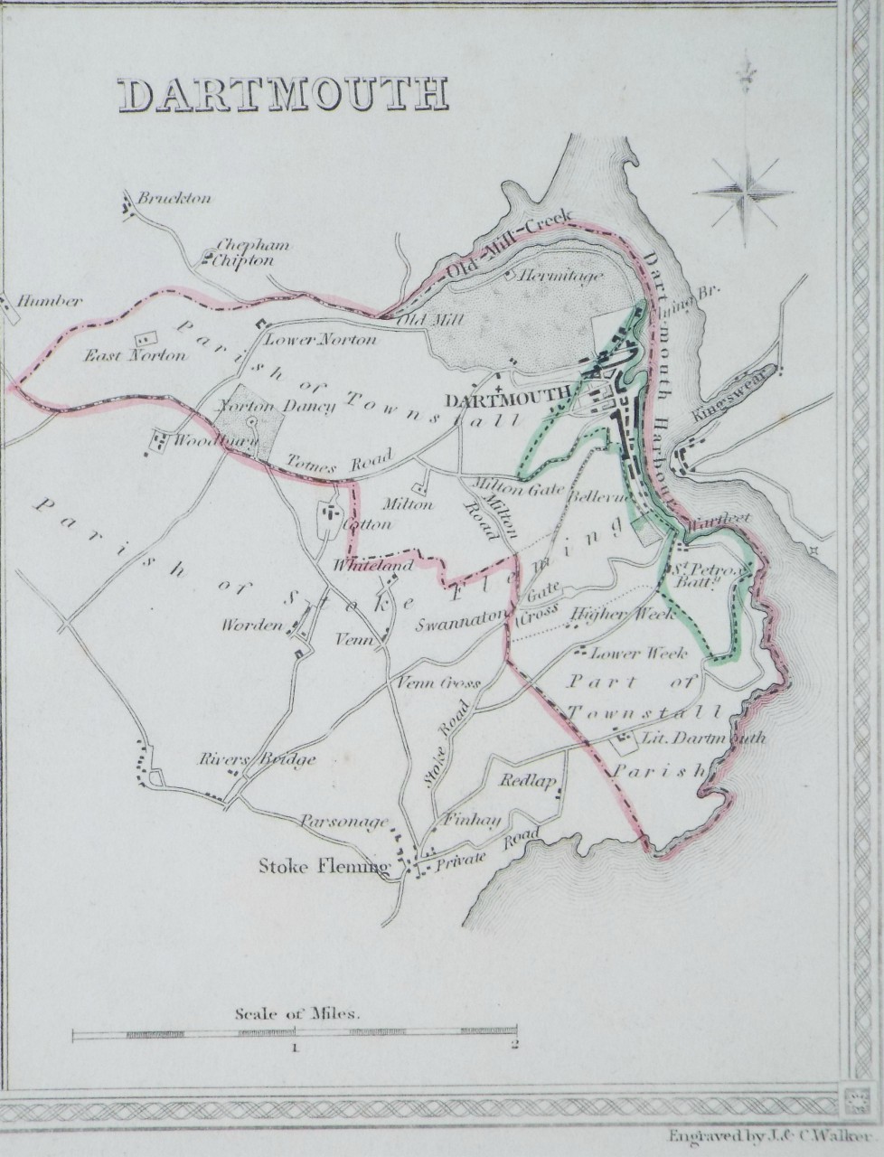 Map of Dartmouth - Dartmouth