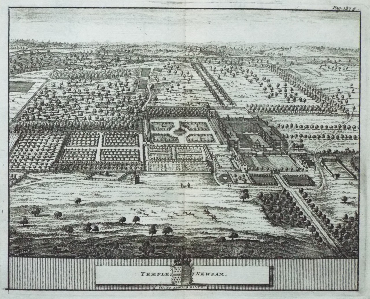 Print - Temple Newsam.