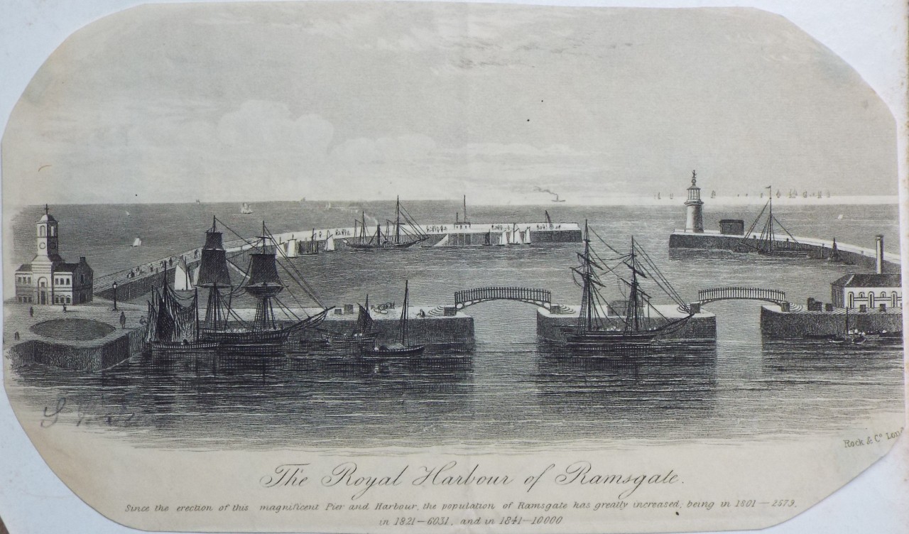 Steel Vignette - The Royal Harbour of Ramsgate. - Rock