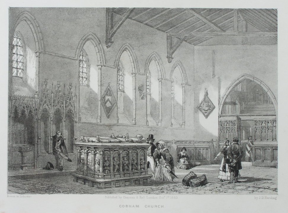 Lithotint - Cobham Church - Harding