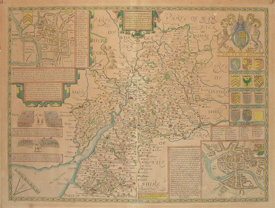 Map of Gloucestershire - Speed