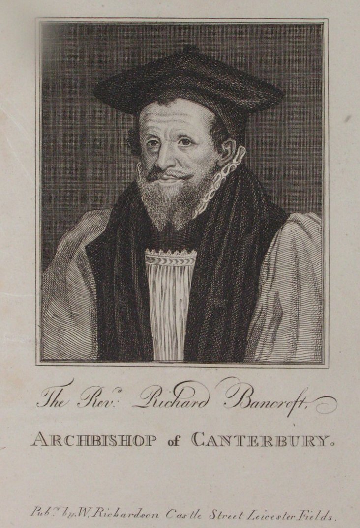 Print - The Revd. Richard Bancroft, Archbishop of Canterbury