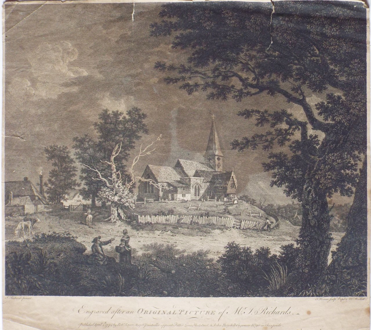 Print - (A Village Church) - Hearne