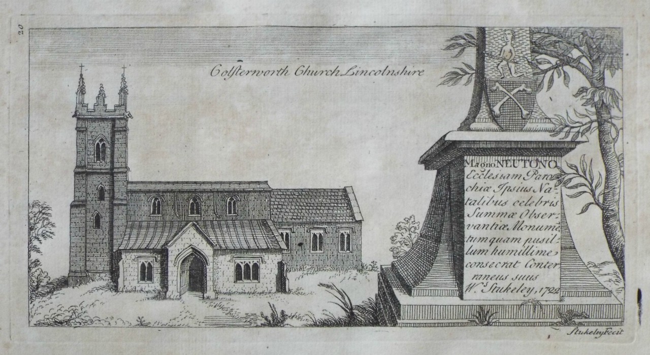 Print - Costerworth Church Lincolshire