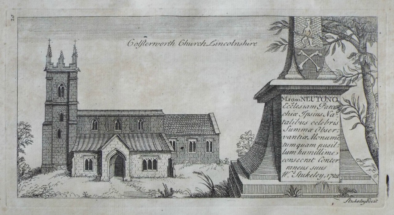 Print - Costerworth Church Lincolshire