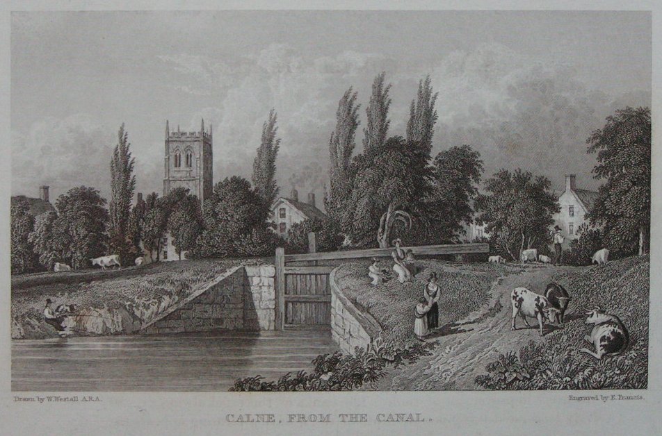 Print - Calne, from the Canal - Francis