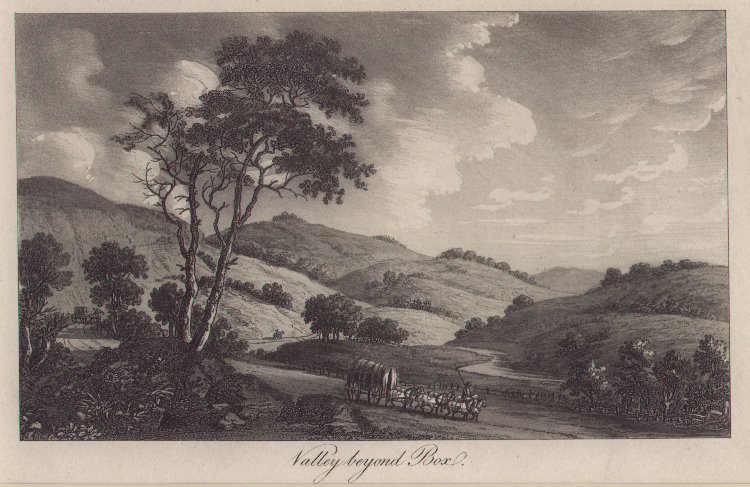 Aquatint - Valley Beyond Box - Robertson