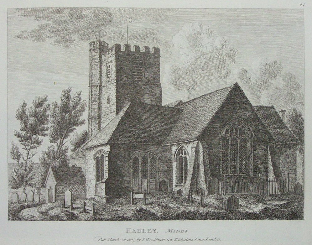 Print - Hadley, Middx