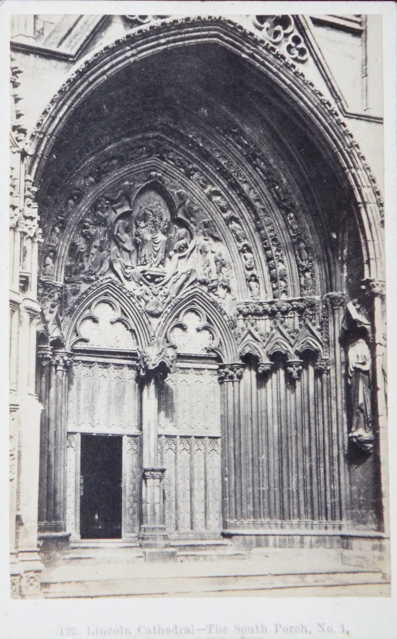 Photograph - Lincoln Cathedral - The South Porch, No. 1.