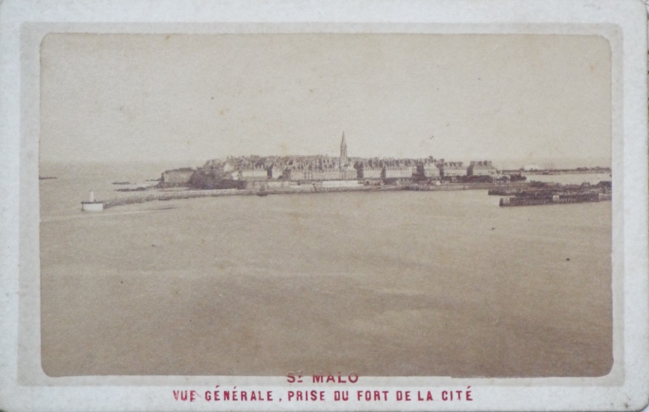 Photograph - St. Malo. Vue Generale, Prise du Port de la Cite.