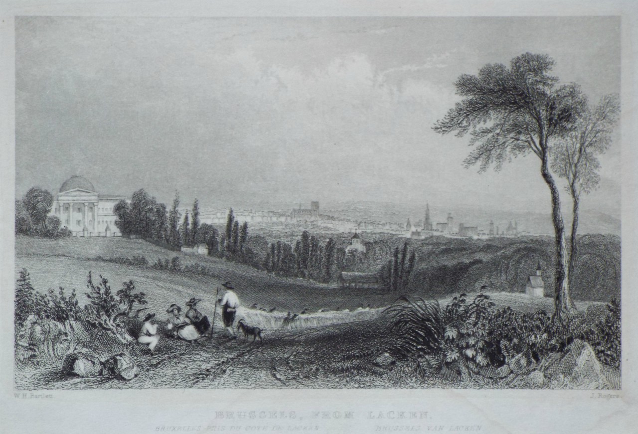 Print - Brussels, from Lacken. - Rogers