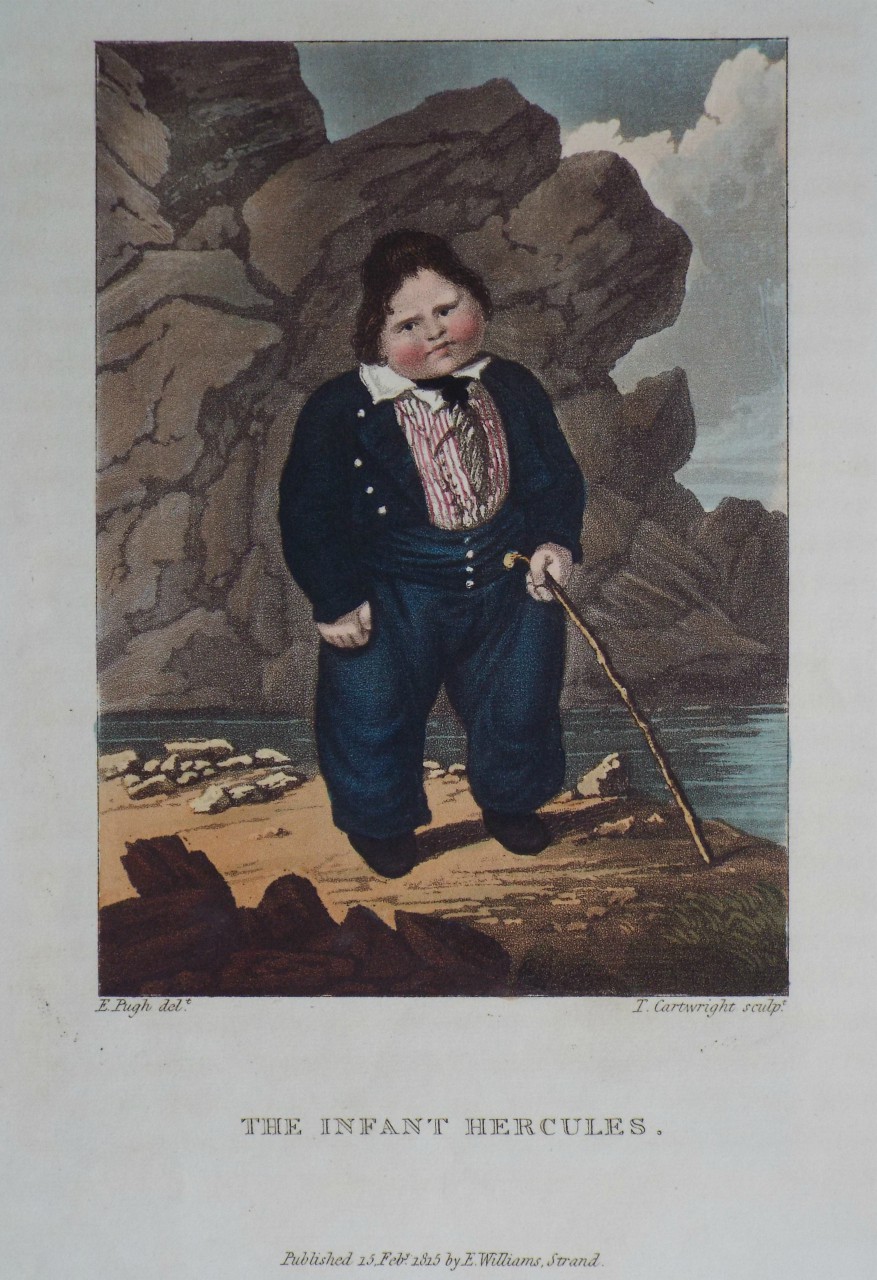 Aquatint - The Infant Hercules. - Cartwright