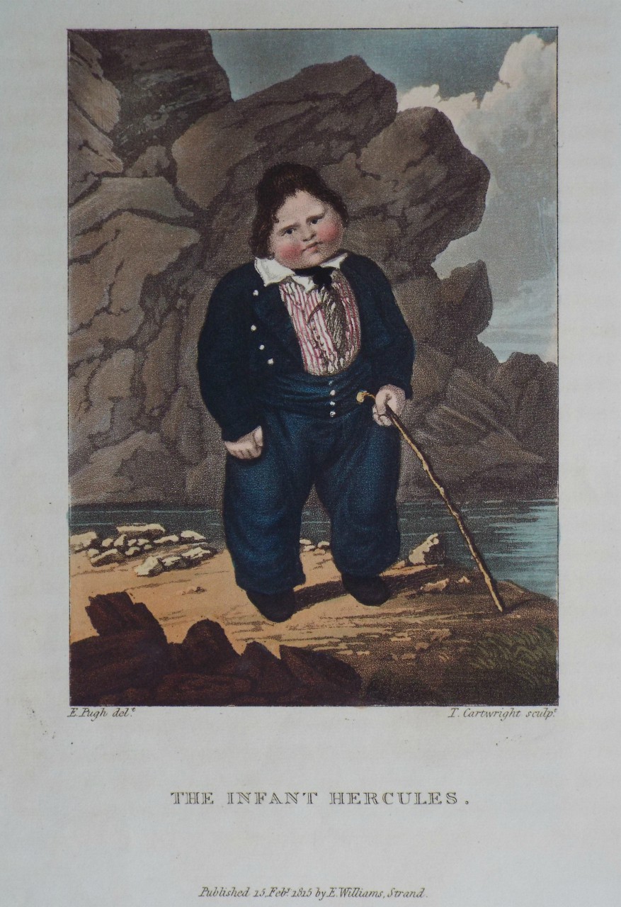 Aquatint - The Infant Hercules. - Cartwright