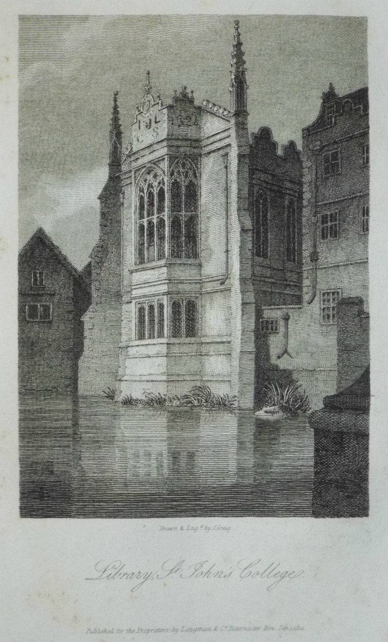 Print - Library, St. John's College. - Greig
