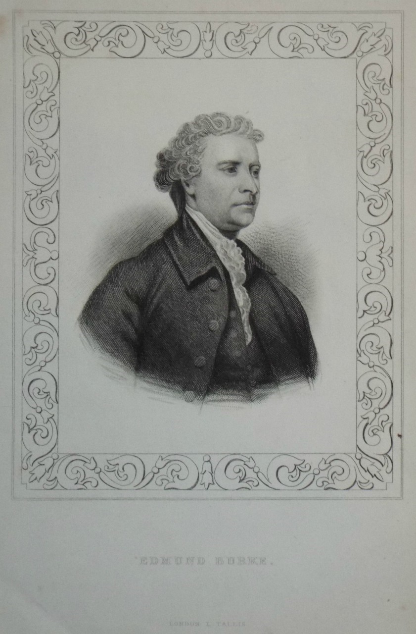 Print - Edmund Burke.