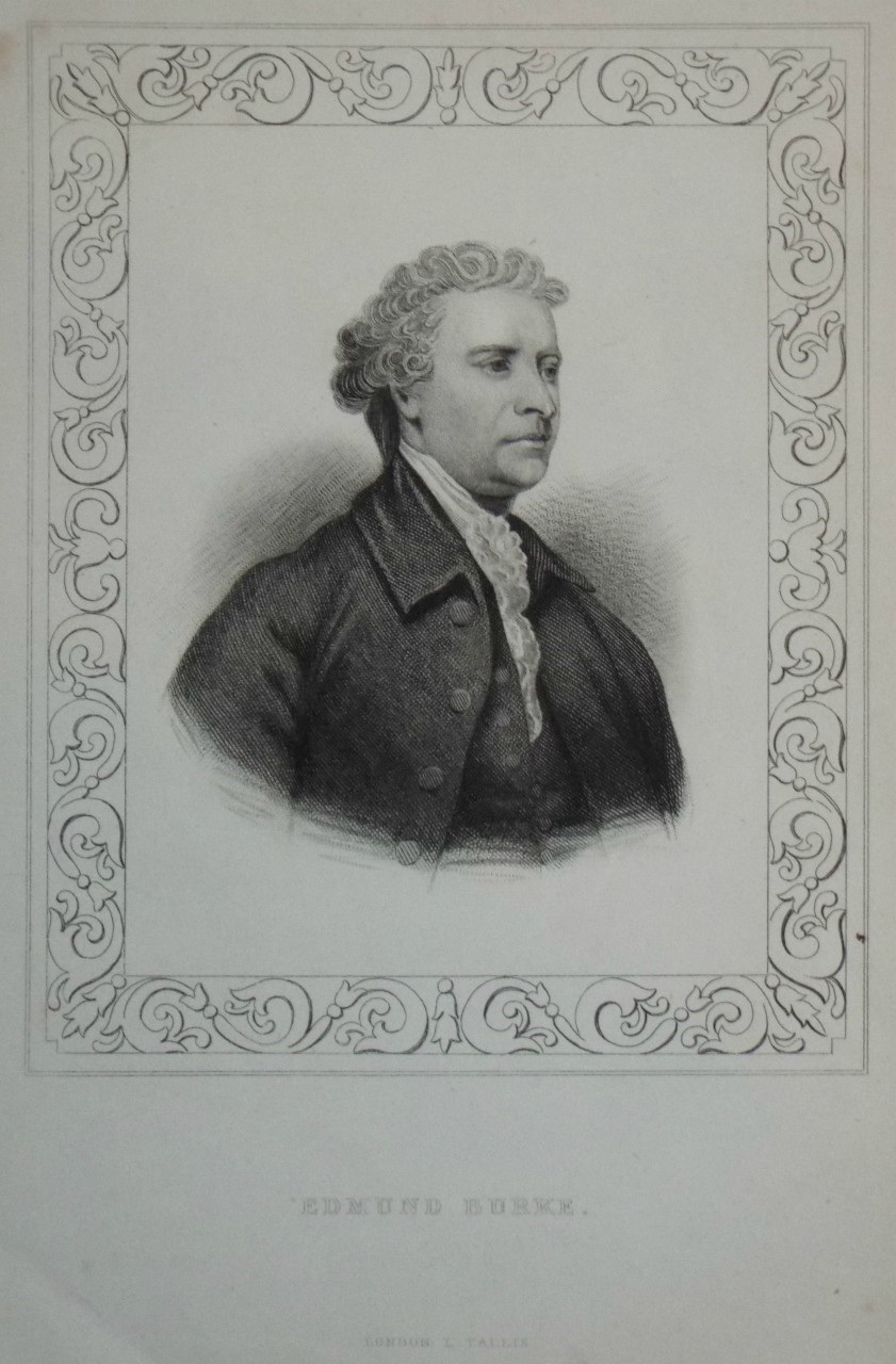 Print - Edmund Burke.