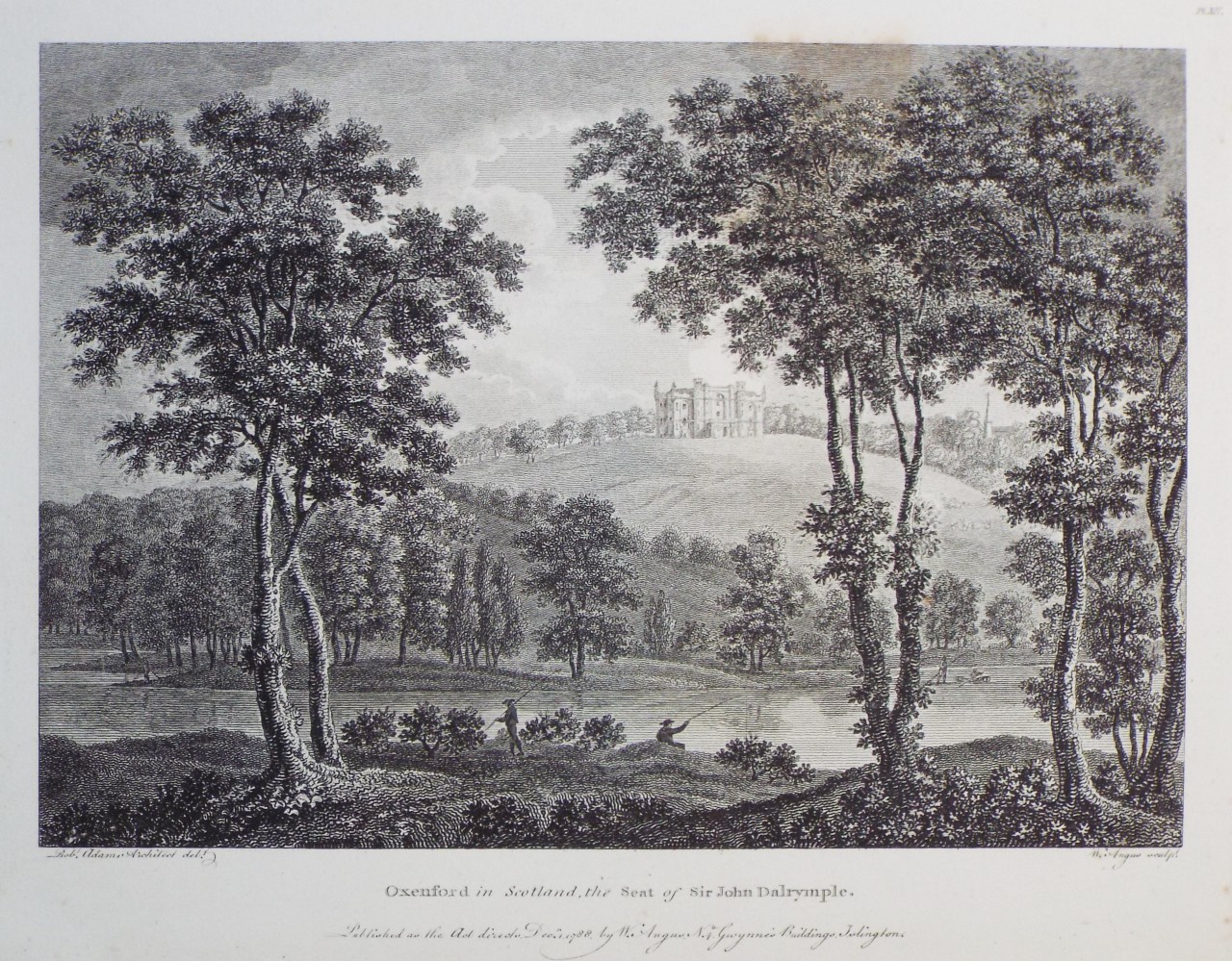 Print - Oxenford in Scotland, the Seat of Sir John Dalrymple. - Angus