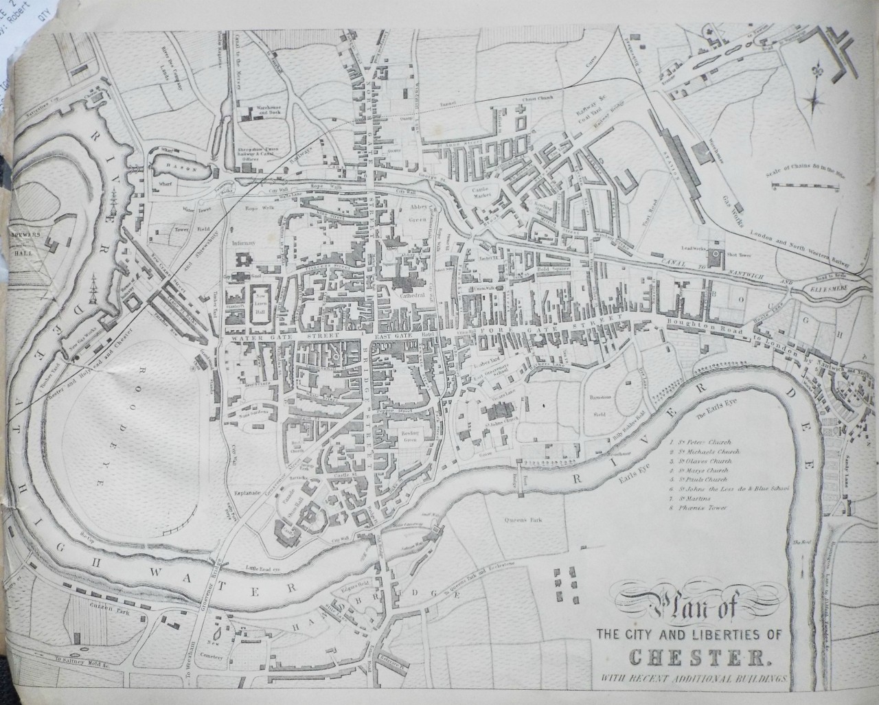 Map of Chester - Chester