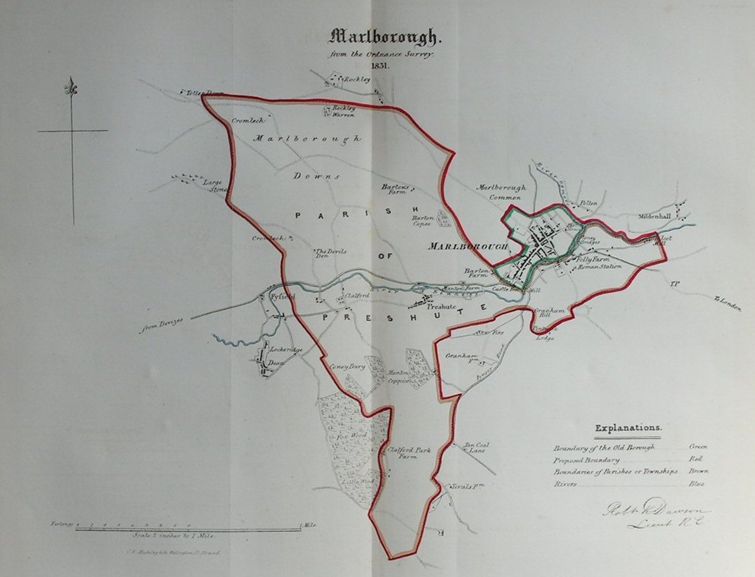 Map of Marlborough - Marlborough