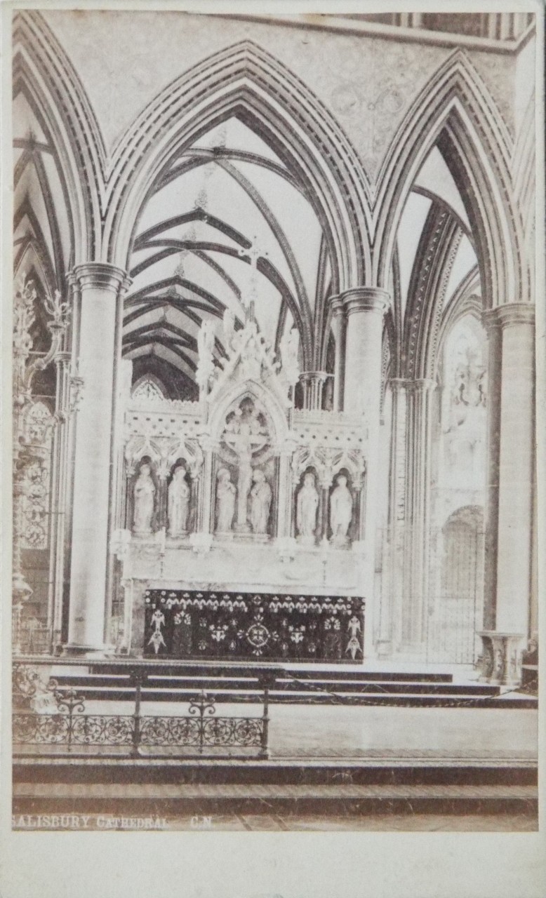 Photograph - Salisbury Cathedral Altar