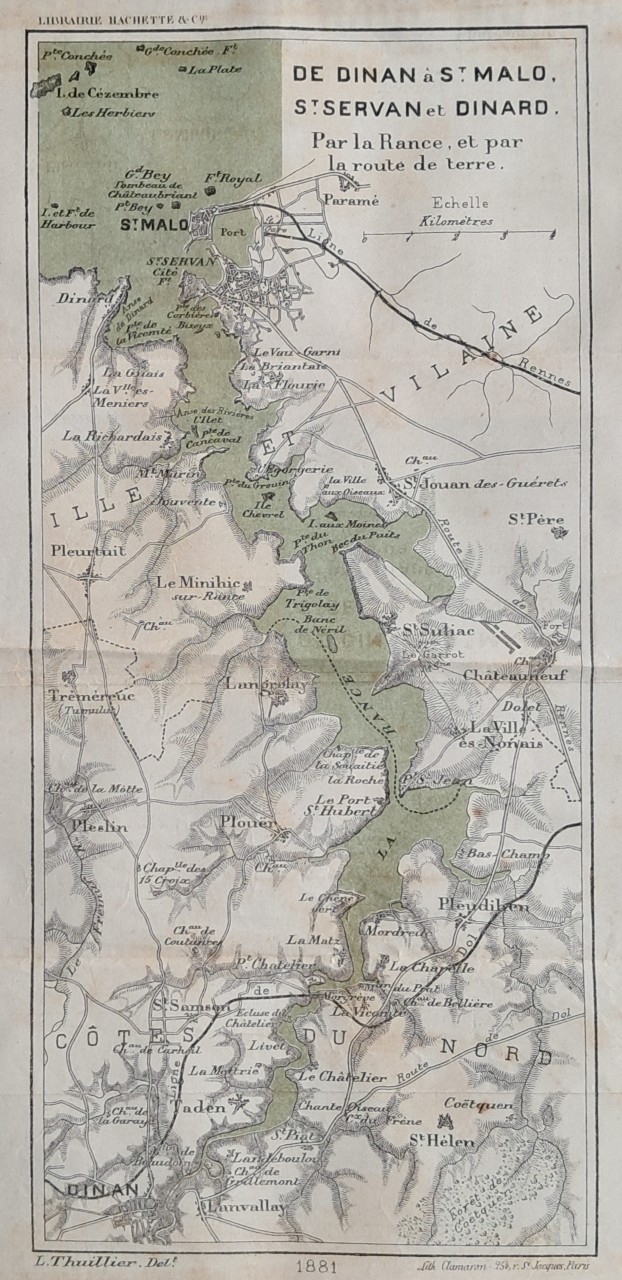 Map of La Rance - La Rance