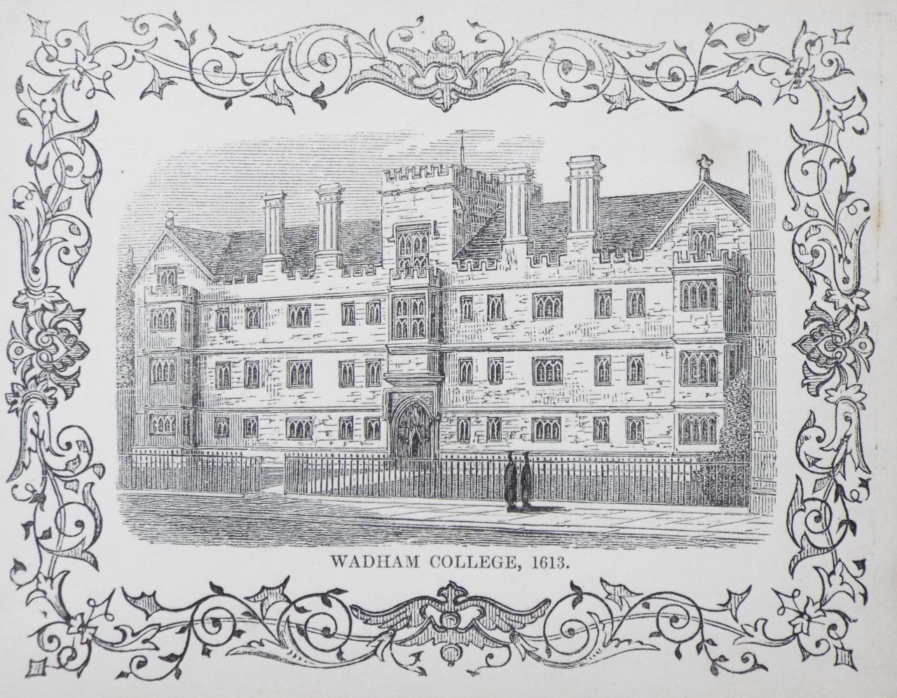 Wood - Wadham College, 1613. - Whittock