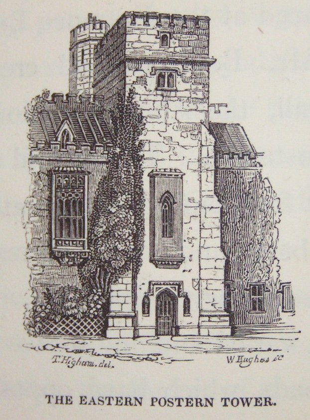 Wood - The Eastern Postern Tower. - Hughes