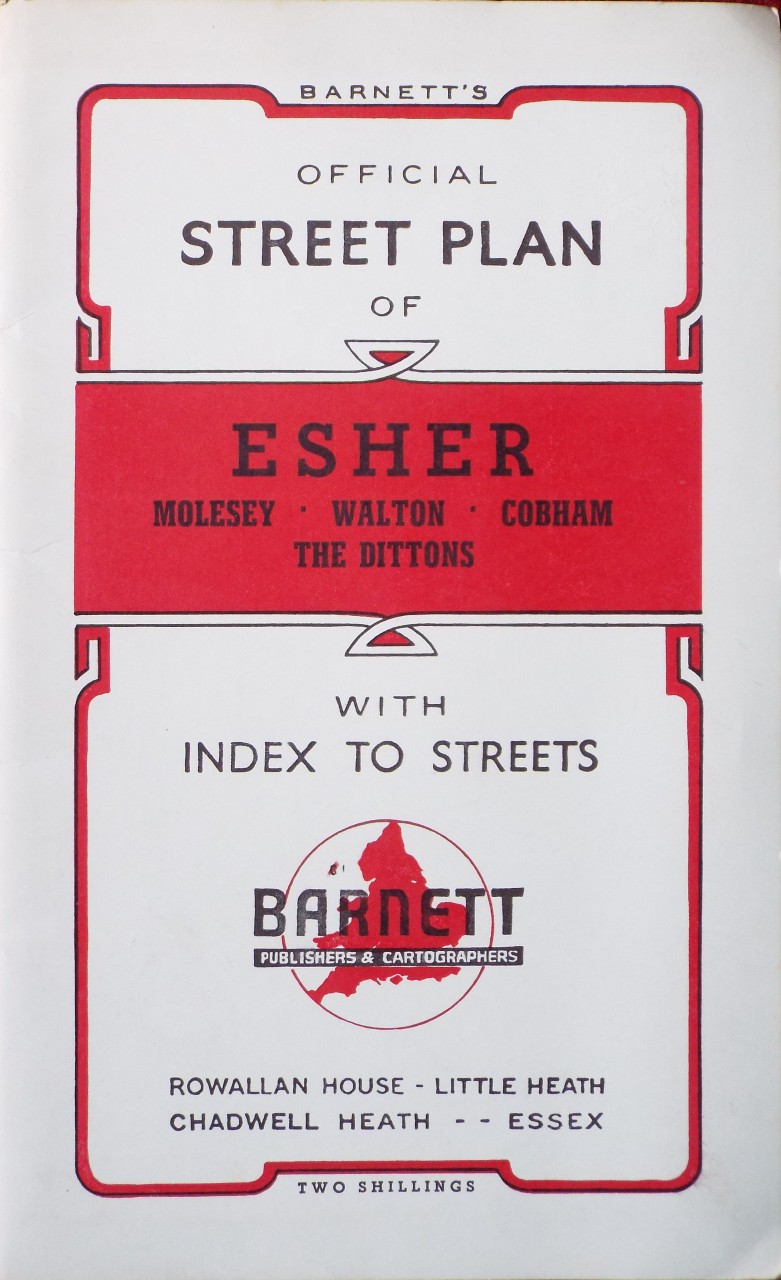 Map of Esher - Esher