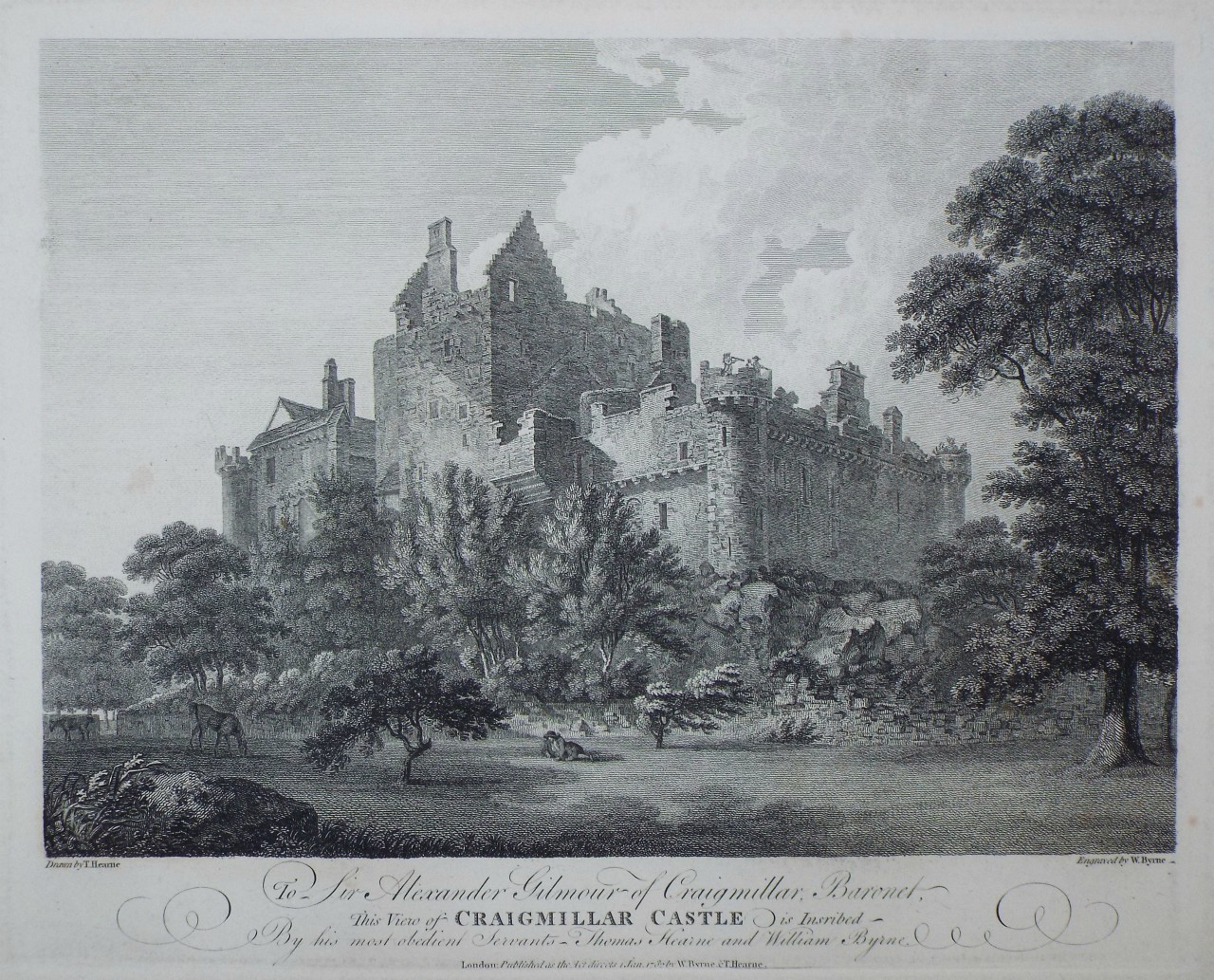 Print - Craigmillar Castle - Byrne