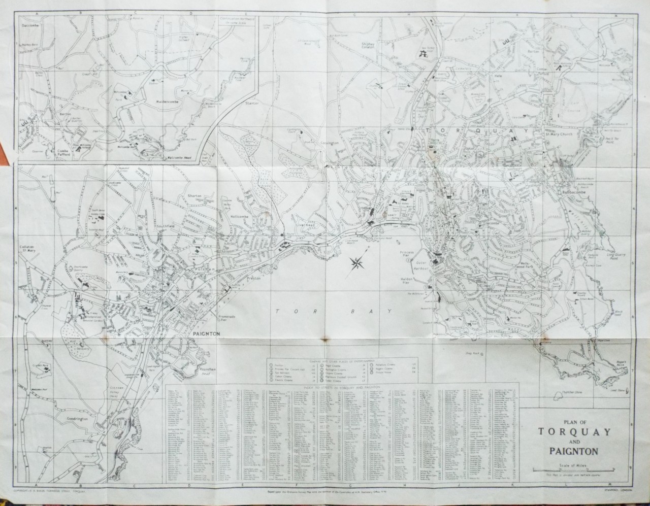 Map of Torquay - Torquay