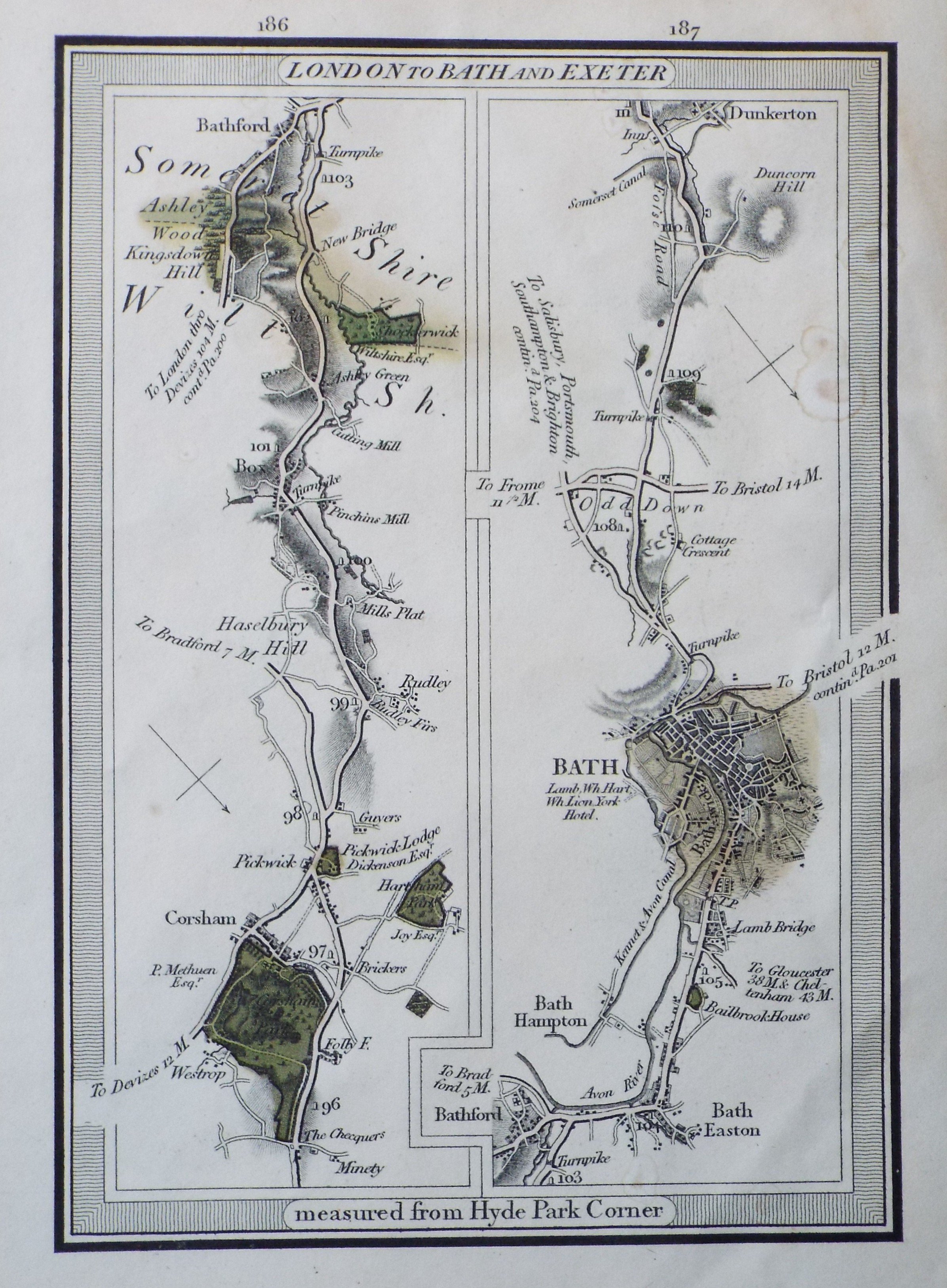 Map of  - Bath