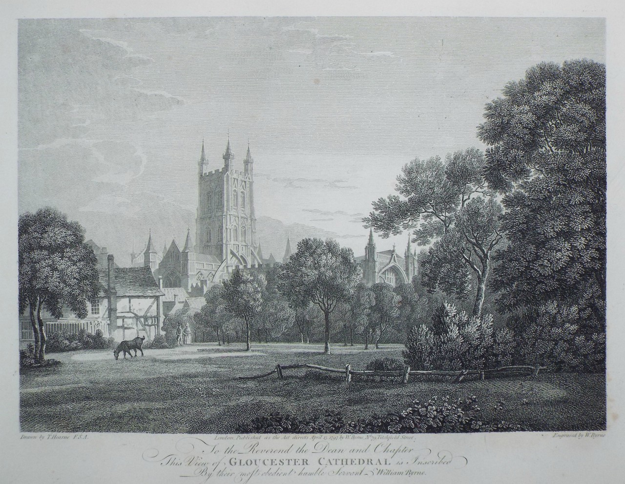Print - Gloucester Cathedral - Byrne
